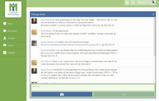 Intranät för Individuell Människohjälp av 040