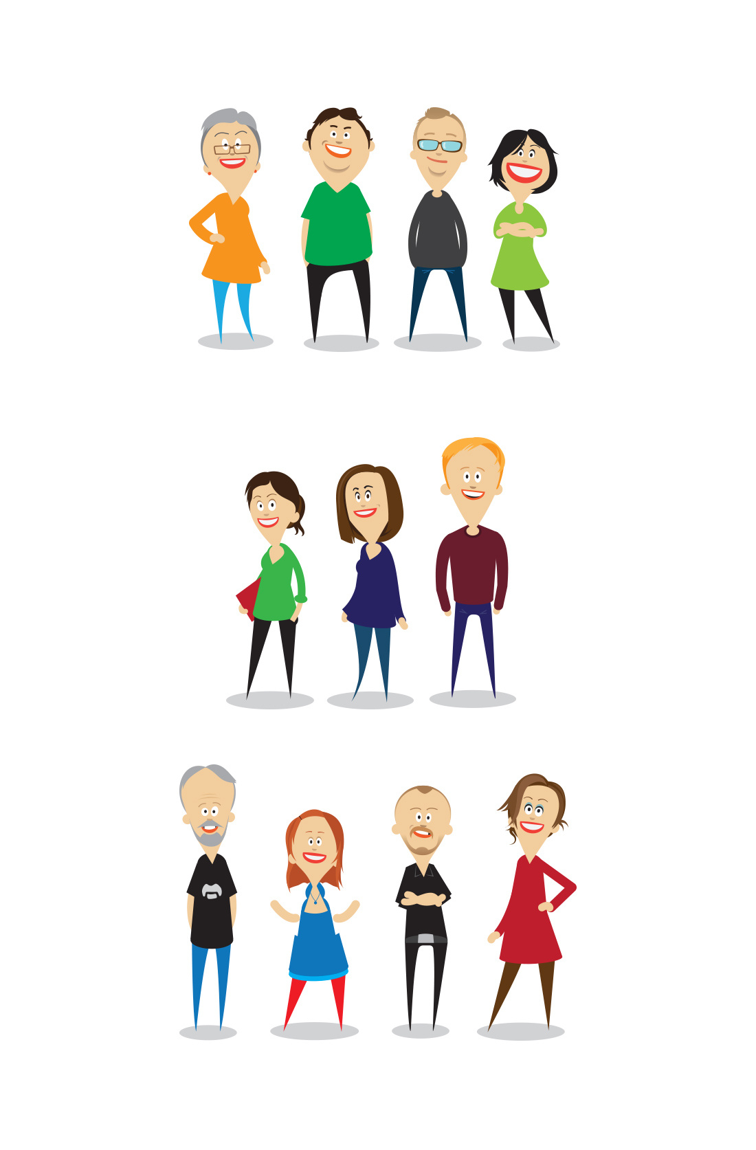 porträttillustrationer