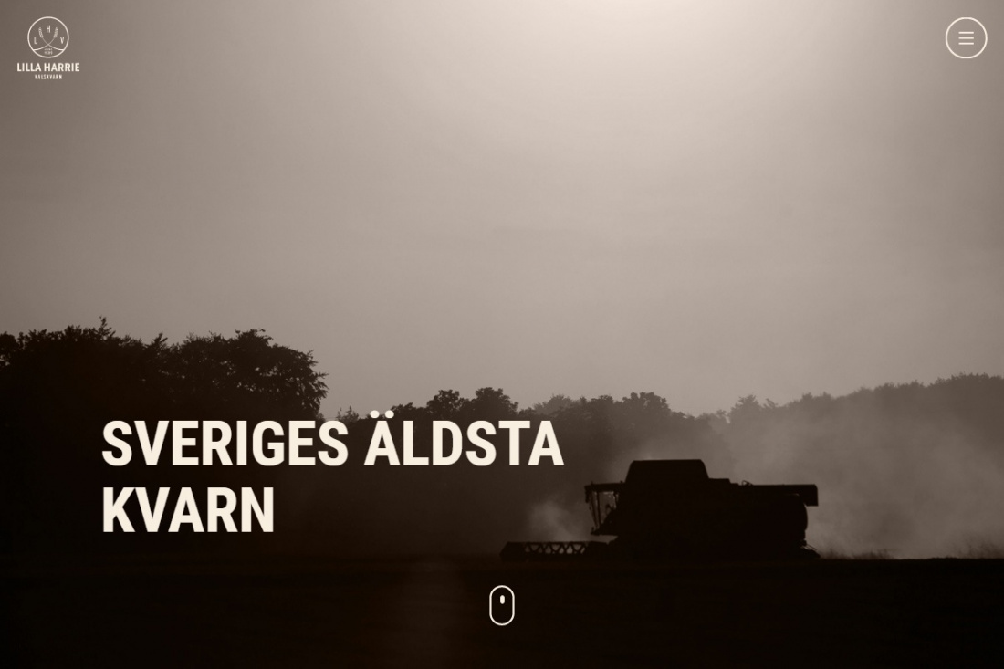 Webbsajt för Lilla Harrie Valskvarn av 040