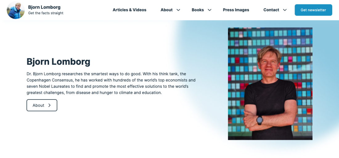 startsida lomborg.com